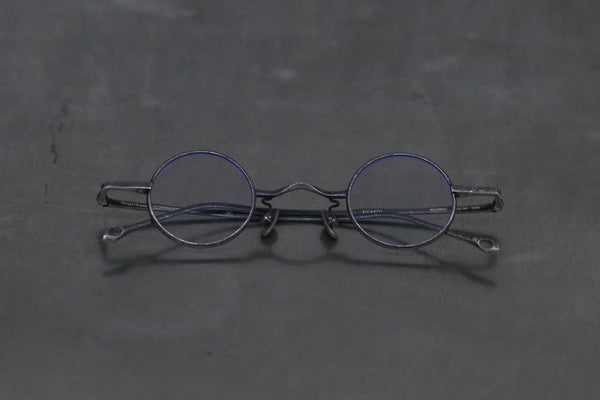 Rigards sterling silver high degree handmade glasses ultra-thin frame delicate work RG1098AG series collection RG-RG1098AG-CYFG sterling silver retro transparent